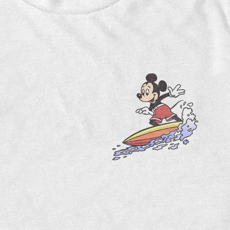 Men's Mickey & Friends Distressed Pocket Surfer T-Shirt