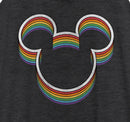 Women's Mickey & Friends Rainbow Logo Racerback Tank Top