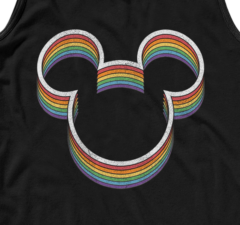 Men's Mickey & Friends Rainbow Logo Tank Top