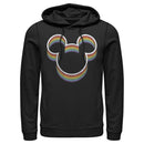 Men's Mickey & Friends Rainbow Logo Pull Over Hoodie