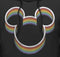 Men's Mickey & Friends Rainbow Logo Pull Over Hoodie