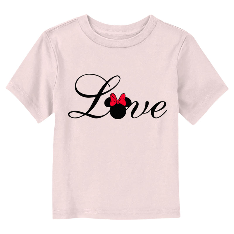 Toddler's Mickey & Friends Love Minnie Silhouette T-Shirt