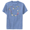 Boy's Mickey & Friends Mickey Mouse Flower Crown Silhouette Performance Tee