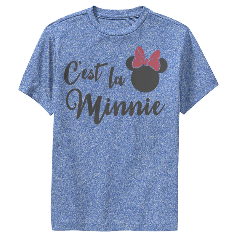 Boy's Mickey & Friends French Minnie Performance Tee