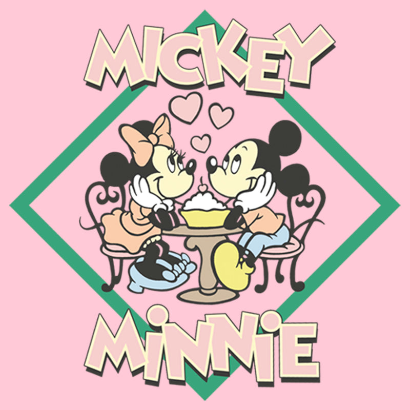 Girl's Mickey & Friends Mickey and Minnie Date Night T-Shirt