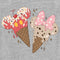 Toddler's Mickey & Friends Ice Cream Cone Couple T-Shirt