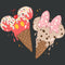 Women's Mickey & Friends Ice Cream Cones Couple T-Shirt