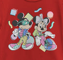 Girl's Mickey & Friends '80s Minnie and Mickey Mouse T-Shirt