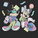 Junior's Mickey & Friends Retro 80s Minnie and Mickey Sweatshirt