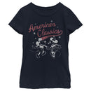 Girl's Mickey & Friends Mickey and Minnie American Classics T-Shirt