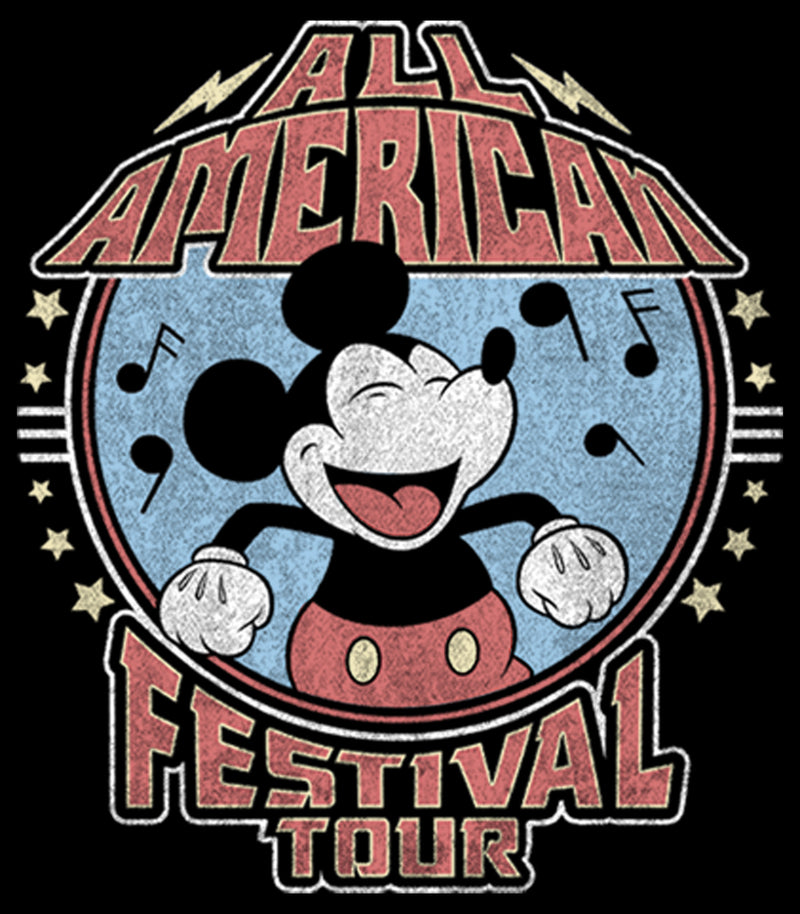 Boy's Mickey & Friends Mickey All American Festival Tour Pull Over Hoodie