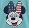 Girl's Mickey & Friends Minnie Mouse American Bow T-Shirt