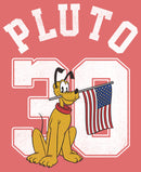 Boy's Mickey & Friends Pluto 30 American Flag Performance Tee