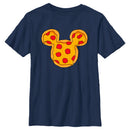 Boy's Mickey & Friends Mickey Mouse Pizza Silhouette T-Shirt