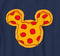 Boy's Mickey & Friends Mickey Mouse Pizza Silhouette T-Shirt