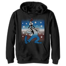 Boy's Mickey & Friends Patriotic Dancing Goofy Pull Over Hoodie