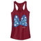 Junior's Mickey & Friends Minnie Starry Bow Racerback Tank Top