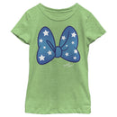 Girl's Mickey & Friends Minnie Mouse Starry Bow T-Shirt