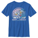 Boy's Mickey & Friends Daisy and Donald Duck Distressed T-Shirt