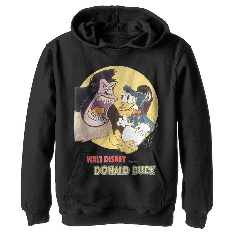 Boy's Mickey & Friends Donald and the Gorilla Pull Over Hoodie