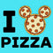 Girl's Mickey & Friends I Love Pizza T-Shirt
