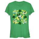 Junior's Mickey & Friends Clover Squad T-Shirt