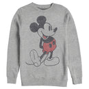 Men's Mickey & Friends Distressed Mickey Mouse Pose Sweatshirt