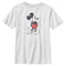 Boy's Mickey & Friends Distressed Mickey Mouse Pose T-Shirt