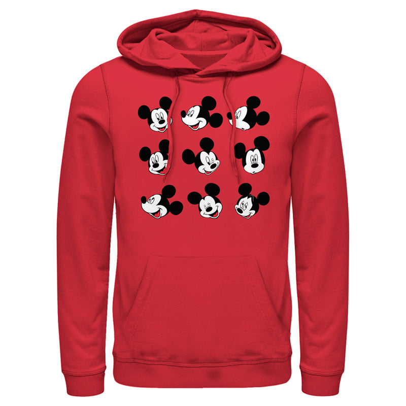 Men's Mickey & Friends Funny Faces Pull Over Hoodie