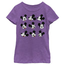 Girl's Mickey & Friends Mickey Mouse Funny Faces T-Shirt