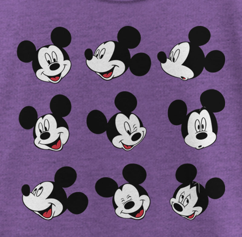 Girl's Mickey & Friends Mickey Mouse Funny Faces T-Shirt