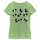 Girl's Mickey & Friends Mickey Mouse Funny Faces T-Shirt