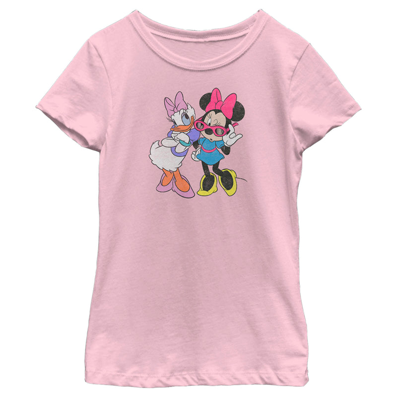 Girl's Mickey & Friends Minnie and Daisy T-Shirt