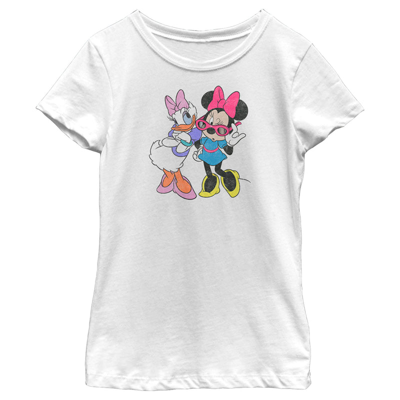 Girl's Mickey & Friends Minnie and Daisy T-Shirt