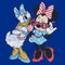 Junior's Mickey & Friends Distressed Fourth of July Daisy and Minnie T-Shirt