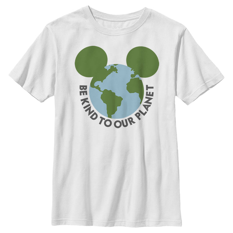 Boy's Mickey & Friends Mickey Mouse Be Kind to Our Planet T-Shirt