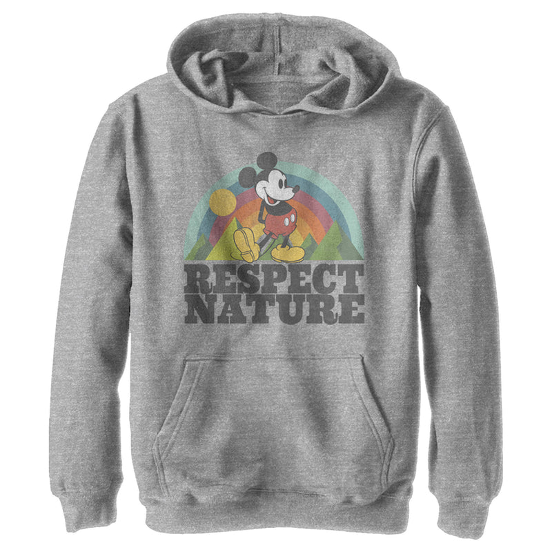 Boy's Mickey & Friends Mickey Mouse Respect Nature Pull Over Hoodie