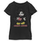 Girl's Mickey & Friends Mickey Mouse Retro Stance Distressed T-Shirt