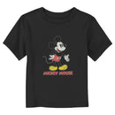 Toddler's Mickey & Friends Distressed Mickey Logo T-Shirt