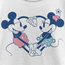 Girl's Mickey & Friends Mickey and Minnie Heart T-Shirt