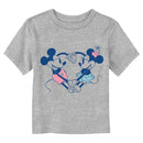 Toddler's Mickey & Friends Couple Heart T-Shirt