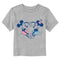 Toddler's Mickey & Friends Couple Heart T-Shirt