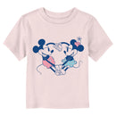 Toddler's Mickey & Friends Couple Heart T-Shirt