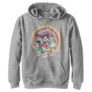 Boy's Mickey & Friends Mickey & Friends Retro Group Circle Pull Over Hoodie