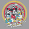 Boy's Mickey & Friends Mickey & Friends Retro Group Circle Pull Over Hoodie