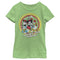 Girl's Mickey & Friends Mickey & Friends Retro Group Circle T-Shirt