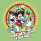 Girl's Mickey & Friends Mickey & Friends Retro Group Circle T-Shirt