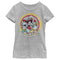 Girl's Mickey & Friends Mickey & Friends Retro Group Circle T-Shirt