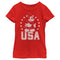 Girl's Mickey & Friends Mickey USA Pride T-Shirt