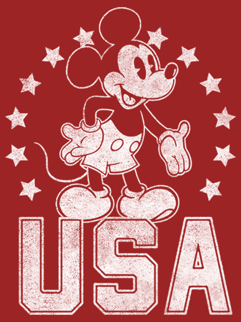 Women's Mickey & Friends Fourth of July USA Mickey Mouse T-Shirt